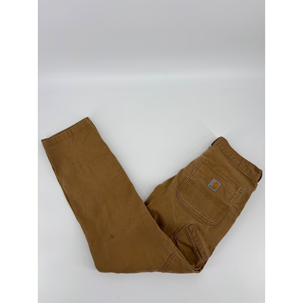 Carhartt Rugged Flex Relaxed Fit Double Front Utility Work Pants Brown BN2802-M